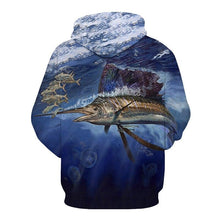 Load image into Gallery viewer, 3D Fish Hoodie Collection V12