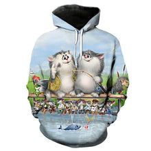 Load image into Gallery viewer, 3D Fish Hoodie Collection V13