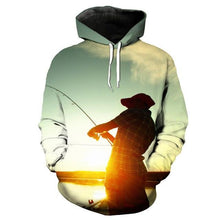 Load image into Gallery viewer, 3D Fish Hoodie Collection V13