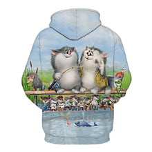 Load image into Gallery viewer, 3D Fish Hoodie Collection V13