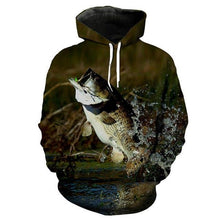 Load image into Gallery viewer, 3D Fish Hoodie Collection V14