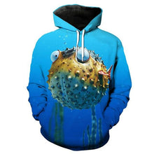 Load image into Gallery viewer, 3D Fish Hoodie Collection V16