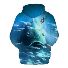 Load image into Gallery viewer, 3D Fish Hoodie Collection V16