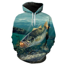Load image into Gallery viewer, 3D Fish Hoodie Collection V17