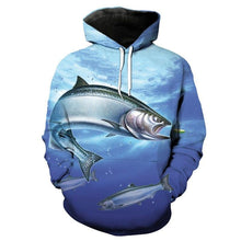 Load image into Gallery viewer, 3D Fish Hoodie Collection V17