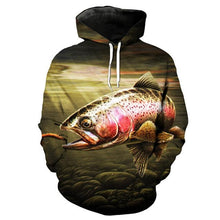 Load image into Gallery viewer, 3D Fish Hoodie Collection V18