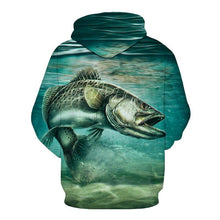 Load image into Gallery viewer, 3D Fish Hoodie Collection V19