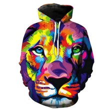 Load image into Gallery viewer, 3D Lion Hoodie Collection V1