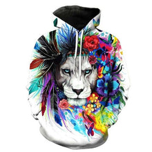 Load image into Gallery viewer, 3D Lion Hoodie Collection V1