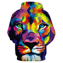 Load image into Gallery viewer, 3D Lion Hoodie Collection V1