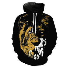 Load image into Gallery viewer, 3D Lion Hoodie Collection V2