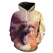Load image into Gallery viewer, 3D Lion Hoodie Collection V2