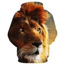 Load image into Gallery viewer, 3D Lion Hoodie Collection V3