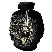 Load image into Gallery viewer, 3D Lion Hoodie Collection V5