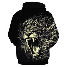 Load image into Gallery viewer, 3D Lion Hoodie Collection V5
