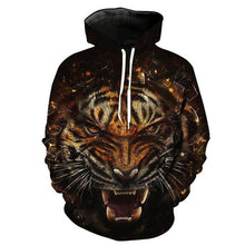 Load image into Gallery viewer, 3D Tiger Hoodie Collection V1