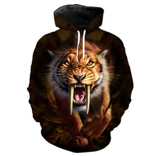 Load image into Gallery viewer, 3D Tiger Hoodie Collection V1