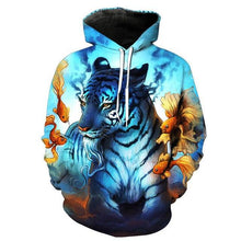 Load image into Gallery viewer, 3D Tiger Hoodie Collection V2