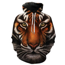 Load image into Gallery viewer, 3D Tiger Hoodie Collection V2