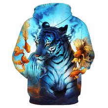 Load image into Gallery viewer, 3D Tiger Hoodie Collection V2