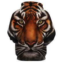 Load image into Gallery viewer, 3D Tiger Hoodie Collection V2