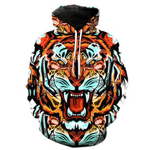 Load image into Gallery viewer, 3D Tiger Hoodie Collection V3