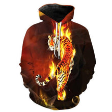 Load image into Gallery viewer, 3D Tiger Hoodie Collection V4