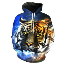 Load image into Gallery viewer, 3D Tiger Hoodie Collection V4