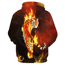 Load image into Gallery viewer, 3D Tiger Hoodie Collection V4