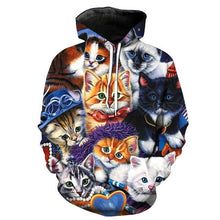 Load image into Gallery viewer, 3D Cat Hoodie Collection V2