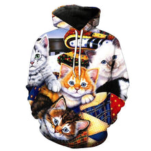 Load image into Gallery viewer, 3D Cat Hoodie Collection V3