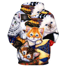 Load image into Gallery viewer, 3D Cat Hoodie Collection V3