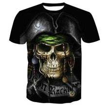 Load image into Gallery viewer, 3D Skull T-shirt Collection V2