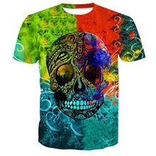 Load image into Gallery viewer, 3D Skull T-shirt Collection V3