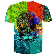 Load image into Gallery viewer, 3D Skull T-shirt Collection V3
