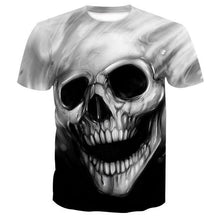 Load image into Gallery viewer, 3D Skull T-shirt Collection V4
