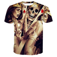 Load image into Gallery viewer, 3D Skull T-shirt Collection V4