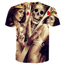 Load image into Gallery viewer, 3D Skull T-shirt Collection V4