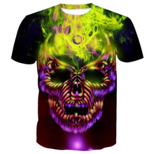 Load image into Gallery viewer, 3D Skull T-shirt Collection V5