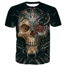 Load image into Gallery viewer, 3D Skull T-shirt Collection V5
