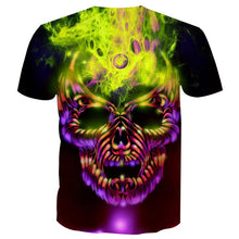 Load image into Gallery viewer, 3D Skull T-shirt Collection V5