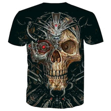 Load image into Gallery viewer, 3D Skull T-shirt Collection V5