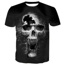 Load image into Gallery viewer, 3D Skull T-shirt Collection V6