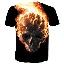 Load image into Gallery viewer, 3D Skull T-shirt Collection V6