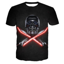 Load image into Gallery viewer, 3D Skull T-shirt Collection V7