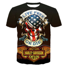 Load image into Gallery viewer, 3D Skull T-shirt Collection V9