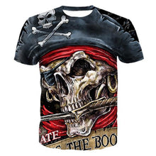 Load image into Gallery viewer, 3D Skull T-shirt Collection V9