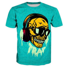 Load image into Gallery viewer, 3D Skull T-shirt Collection V10