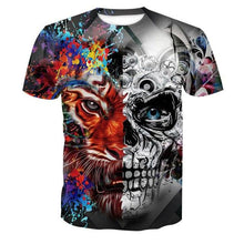Load image into Gallery viewer, 3D Skull T-shirt Collection V10