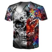 Load image into Gallery viewer, 3D Skull T-shirt Collection V10